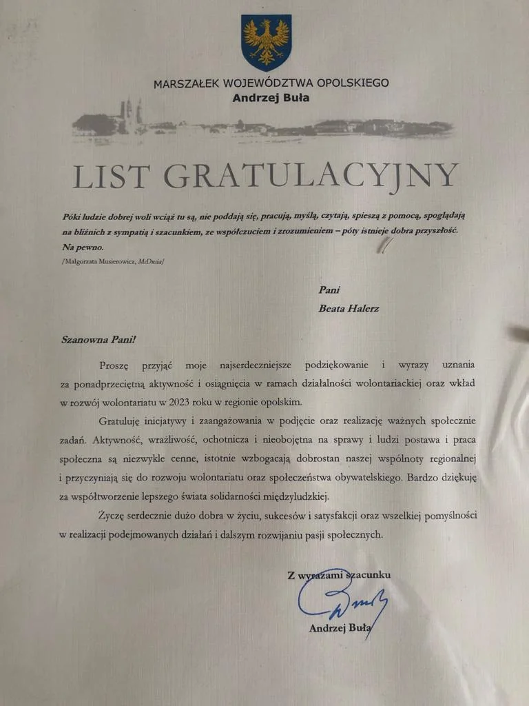 Klub Wolontariusza „Alpakowe Zacisze” i Nasz Zespół