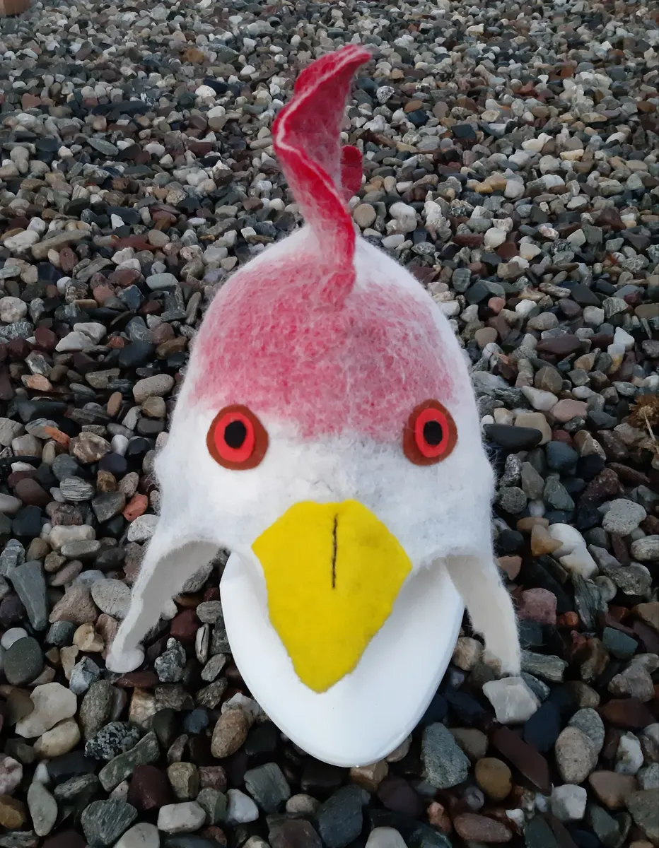 Sauna or winter swimming hat – rooster